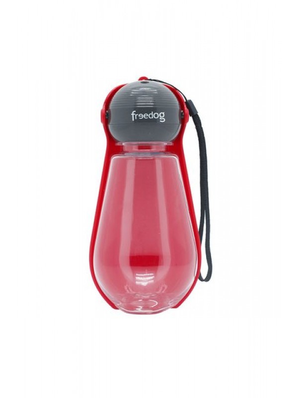 Freedog koera veepudel ovi 400ml punane #