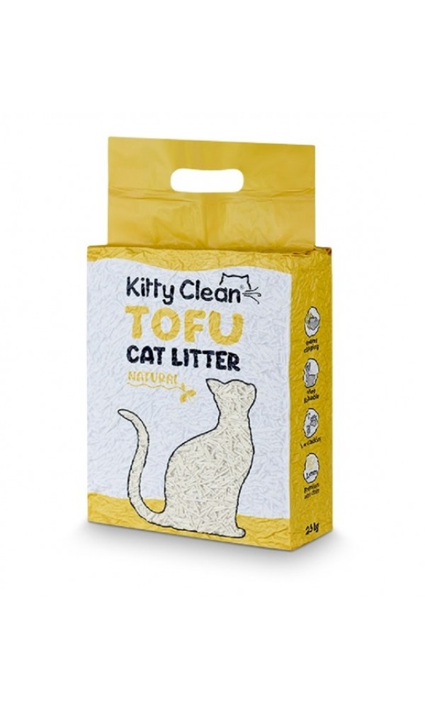 Kitty clean kassiliiv tofu natural 2,5kg
