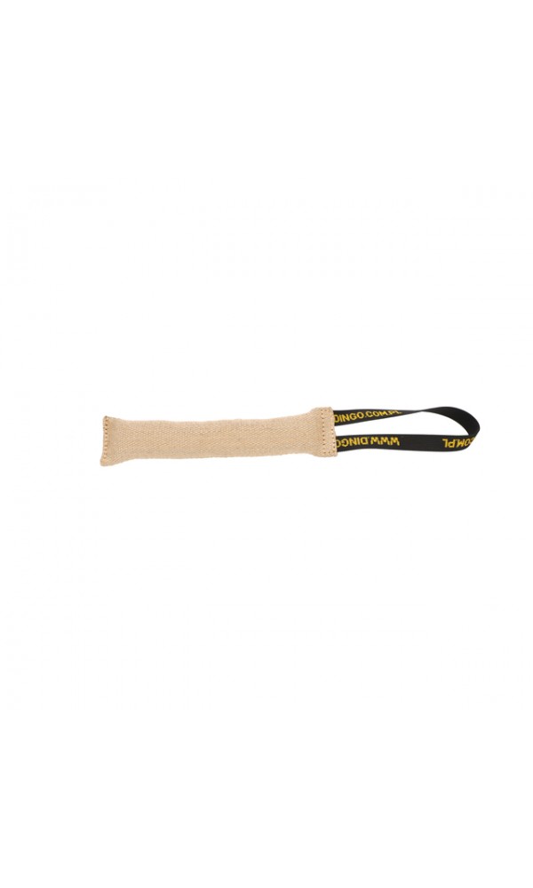 Dingo patukas jute ühe käepidemega piiksuga 28x6cm beez #