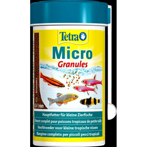 Tetra kalade täissööt micro granules 100ml