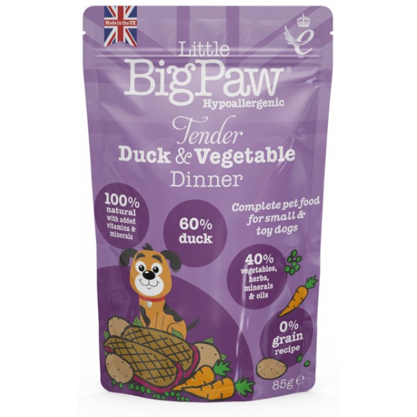 Little bigpaw koera einekotike part/köögiviljad 85g n1