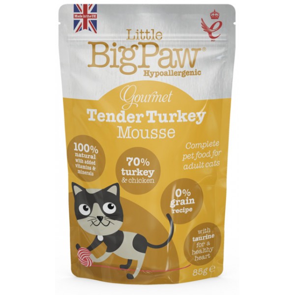 Little bigpaw kassi einekotike mousse kalkun 85g n1