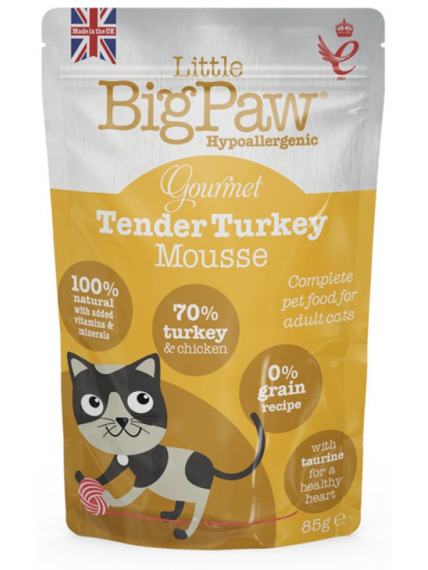 Little bigpaw kassi einekotike mousse kalkun 85g n1 Little bigpaw kassi einekotike mousse kalkun 85g n1
