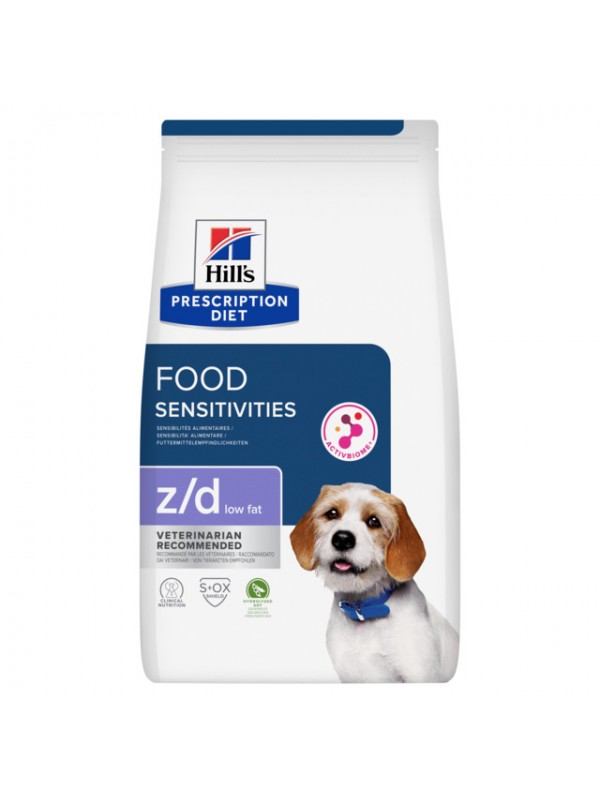 Hills pd koera täissööt z/d low fat sojaga 10kg