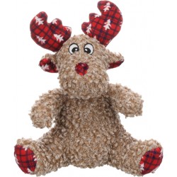 Flamingo koera mänguasi krola põhjapõder 19x13x24 pruun