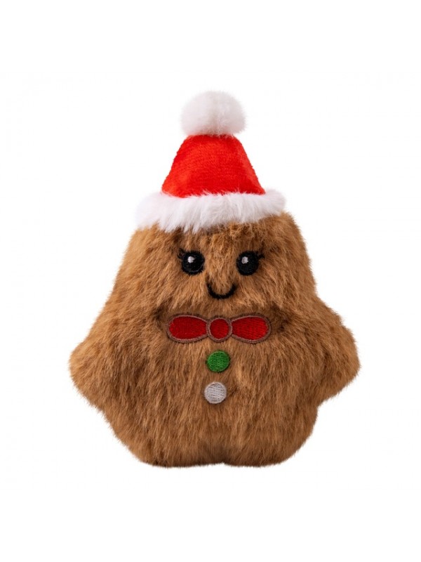 Kong holiday snuzzles mini gingerbread xs mänguasi koerale