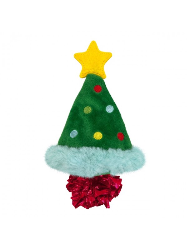 Kong holiday crackles christmas tree mänguasi kassile