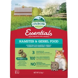 Oxbow essentials hamstri & liivahiire täissööt 0.5kg