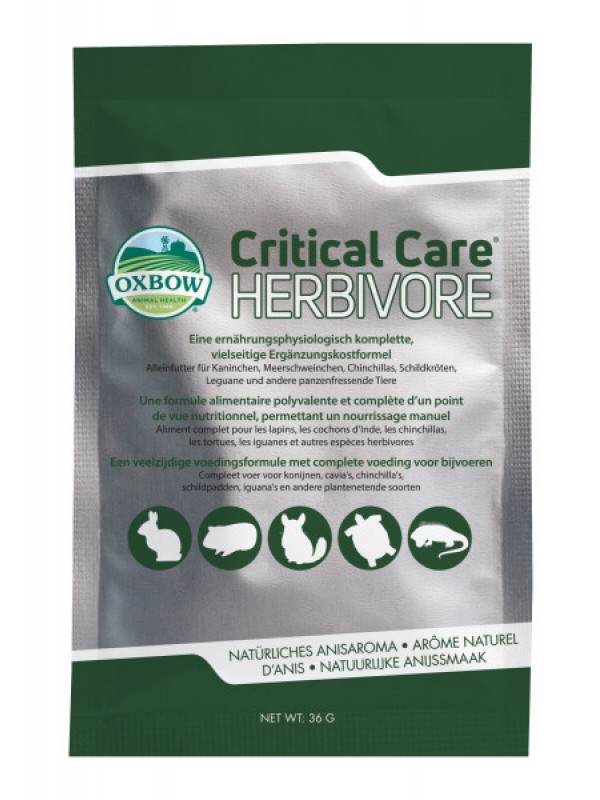 Oxbow critical care herbivooride täiendsööt aniis 36g