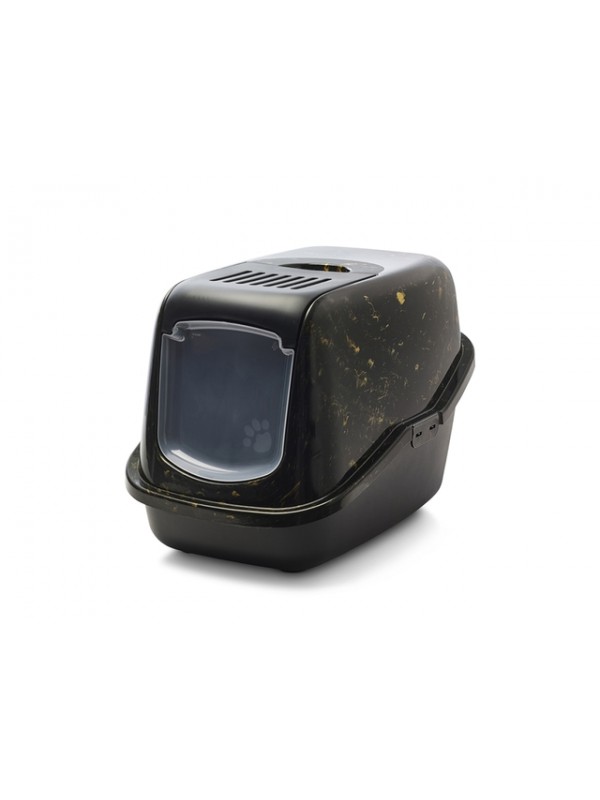 Savic kassi liivakast nestor marble must/kuldne 56x39x38,5cm