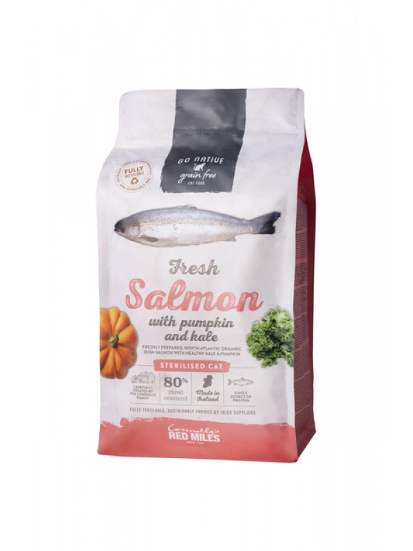 Go native kassi täissööt lõhe/kõrvits/lehtkapsas 1,5kg