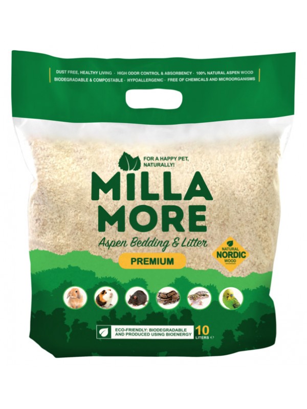 Millamore näriliste allapanu premium 50l/10kg