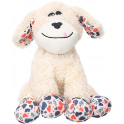 Flamingo koera mänguasi koer floreo 19x15x20cm beez