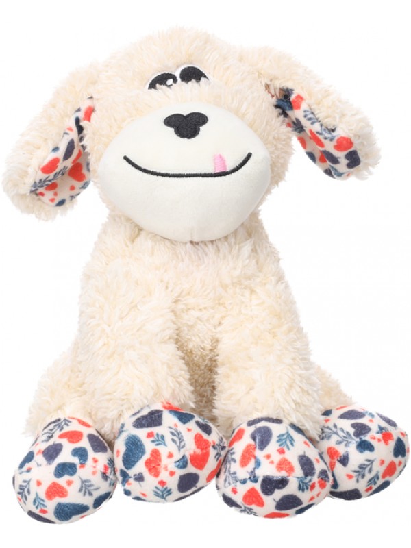 Flamingo koera mänguasi koer floreo 19x15x20cm beez