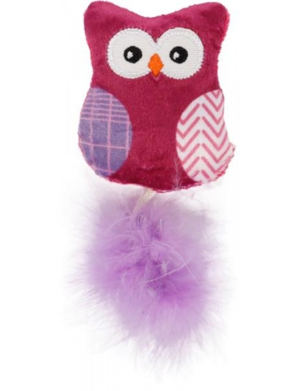 Flamingo kassi mänguasi prali öökull 5,7x2,7x11cm lilla