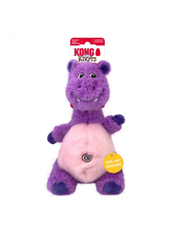 Kong knots belly hippo m/l koera mänguasi