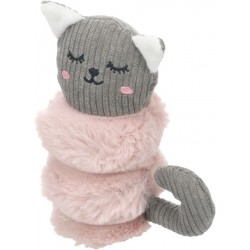 Flamingo koera mänguasi ribola kass 15cm roosa