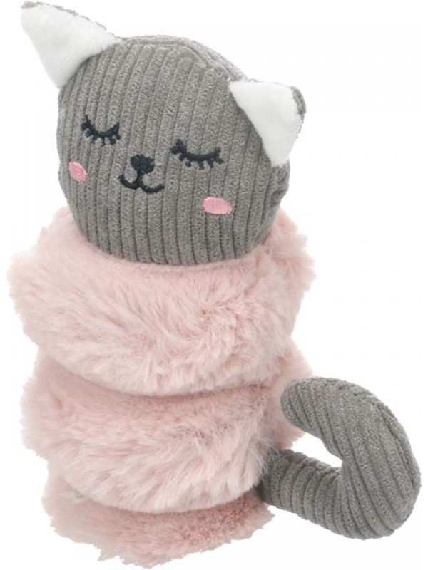 Flamingo koera mänguasi ribola kass 15cm roosa