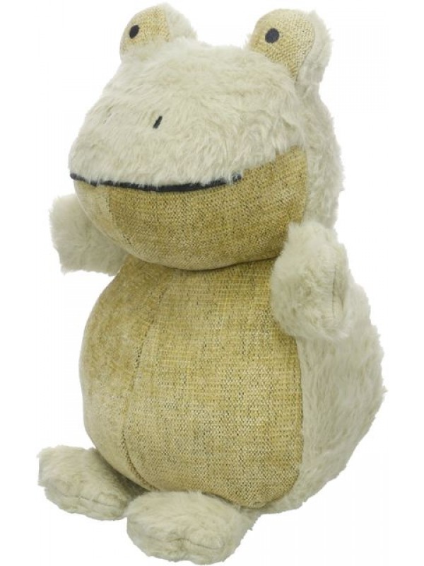 Flamingo koera mänguasi pensa konn 31cm roheline