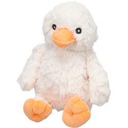 Flamingo dog toy pelza part valge