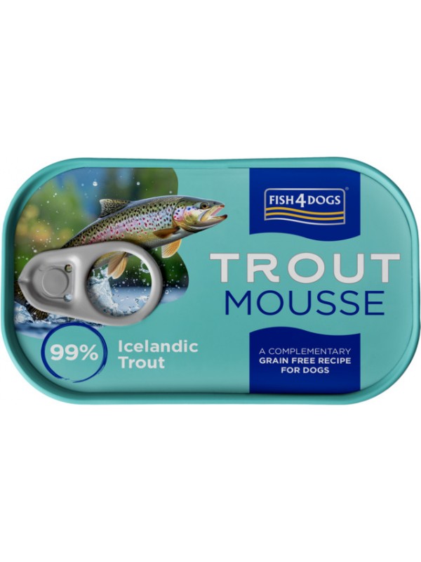 F4d koera konserv mousse forell 90g n1