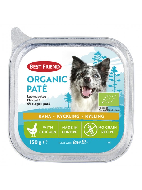 Bf koera pasteet organic kana 150g n1 Bf koera pasteet organic kana 150g n1