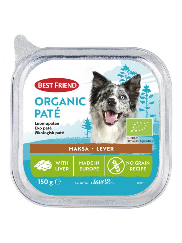 Bf koera pasteet organic maks 150g n1 Bf koera pasteet organic maks 150g n1