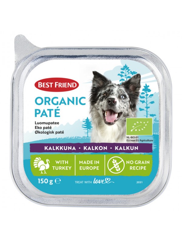 Bf koera pasteet organic kalkun 150g n1 Bf koera pasteet organic kalkun 150g n1