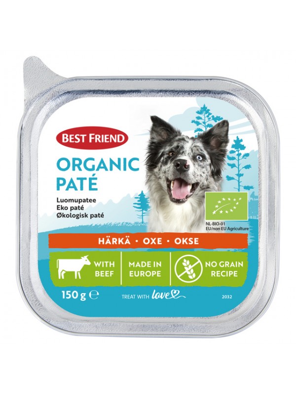 Bf koera pasteet organic veis 150g n1 Bf koera pasteet organic veis 150g n1