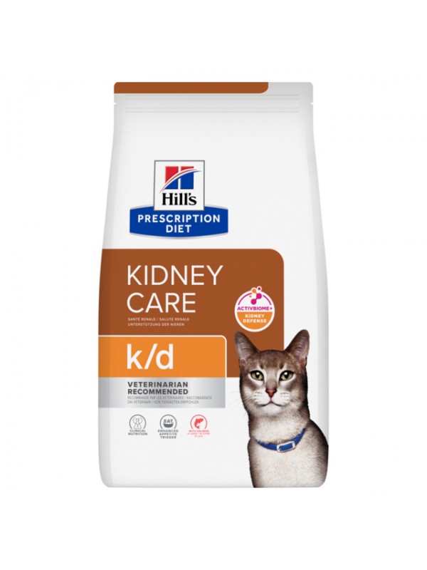 Hills pd kassi täissööt k/d lõhe 1,5kg Hills pd kassi täissööt k/d lõhe 1,5kg