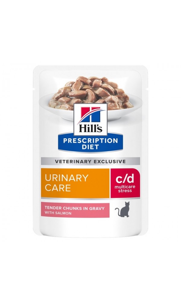 Hills pd kassi einekotike c/d stress lõhe 85g n12