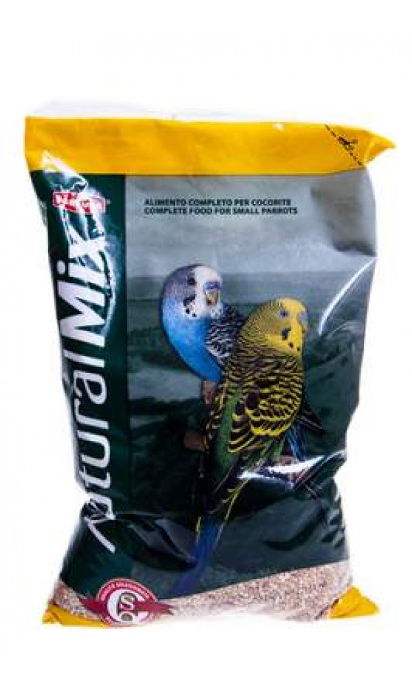 Pd lindude täissööt naturalmix parrocchetti papagoi 850g