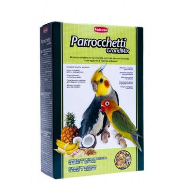 Pd lindude täissööt grandmix parrocchetti papagoi 850g