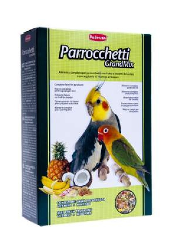 Pd lindude täissööt grandmix parrocchetti papagoi 850g