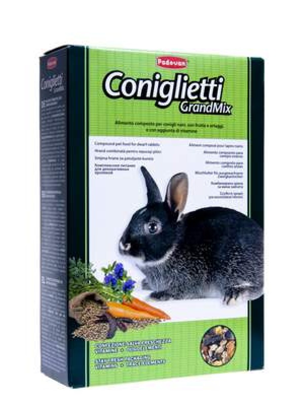 Pd kääbusküüliku täissööt grandmix coniglietti 850g