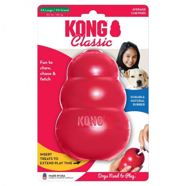 Kong koera mänguasi classic täidetav xxl punane