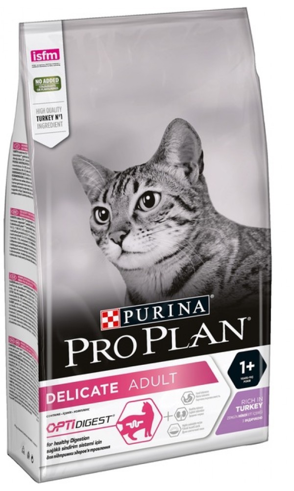 Pro plan kassi täissööt delicate dig. kalkun 1,5kg