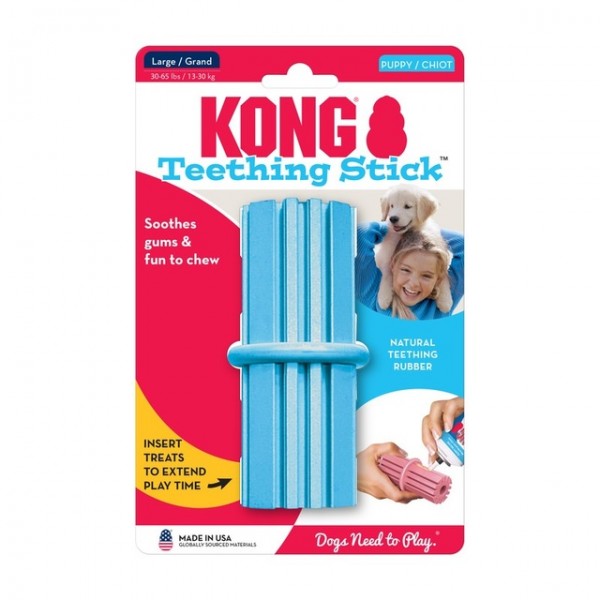 Kong puppy teething stick kutsika mänguasi kummist l #