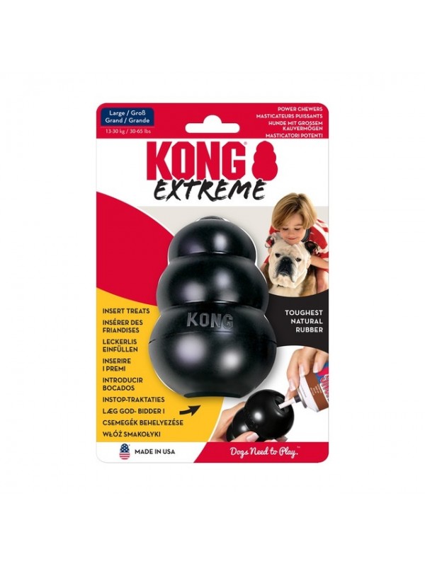 Kong extreme koera mänguasi täidetav l must