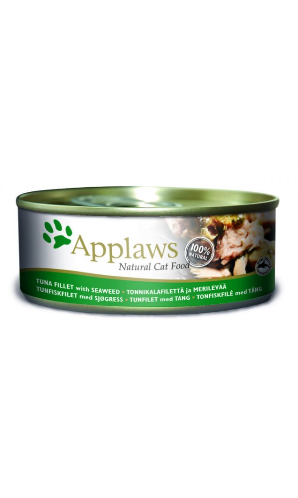 Applaws kassi konserv tuunikala/vetikas 156g n1