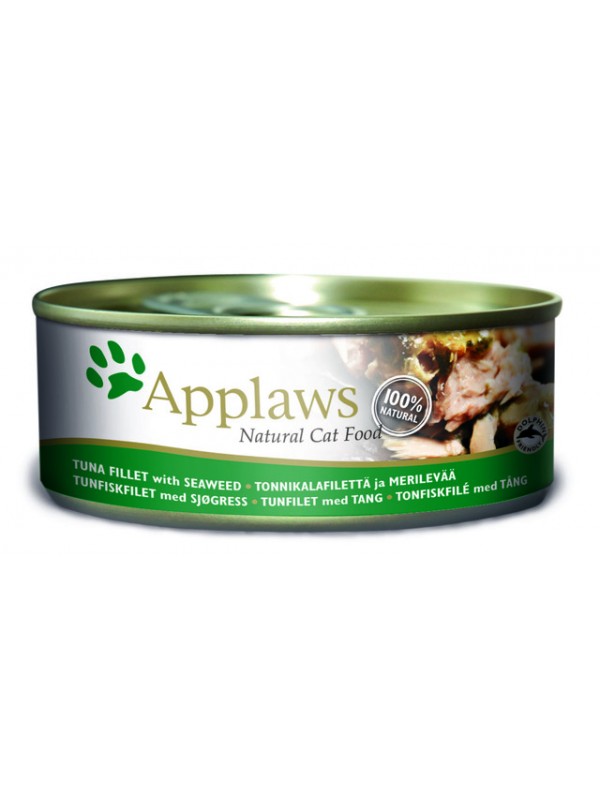 Applaws kassi konserv tuunikala/vetikas 156g n1