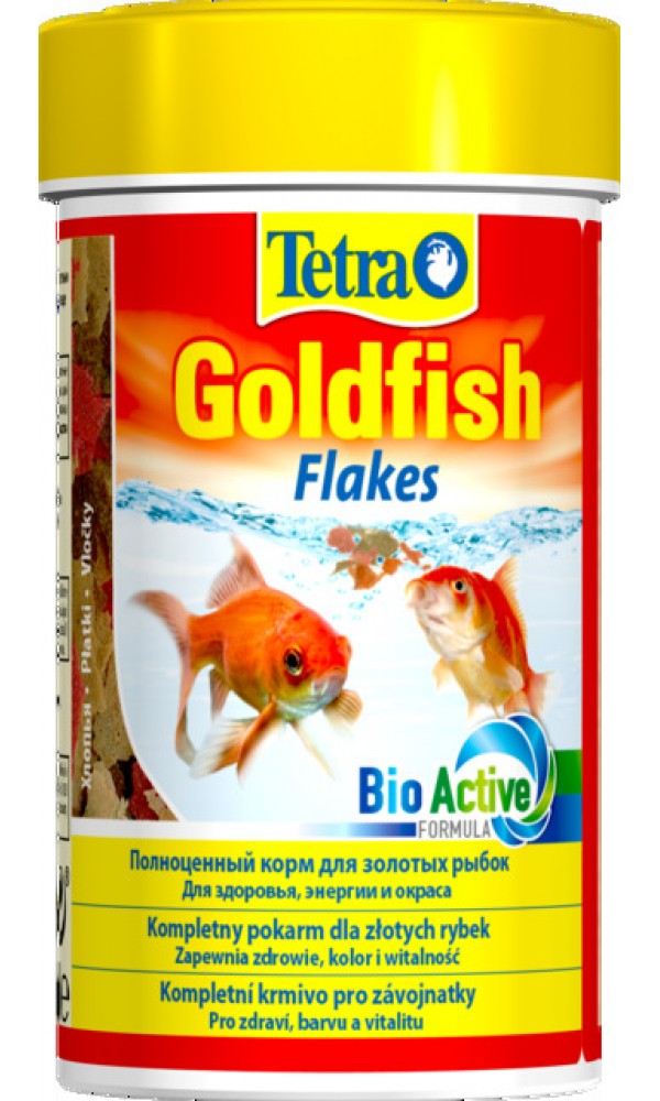 Tetra kalade täissööt goldfish flakes 100ml