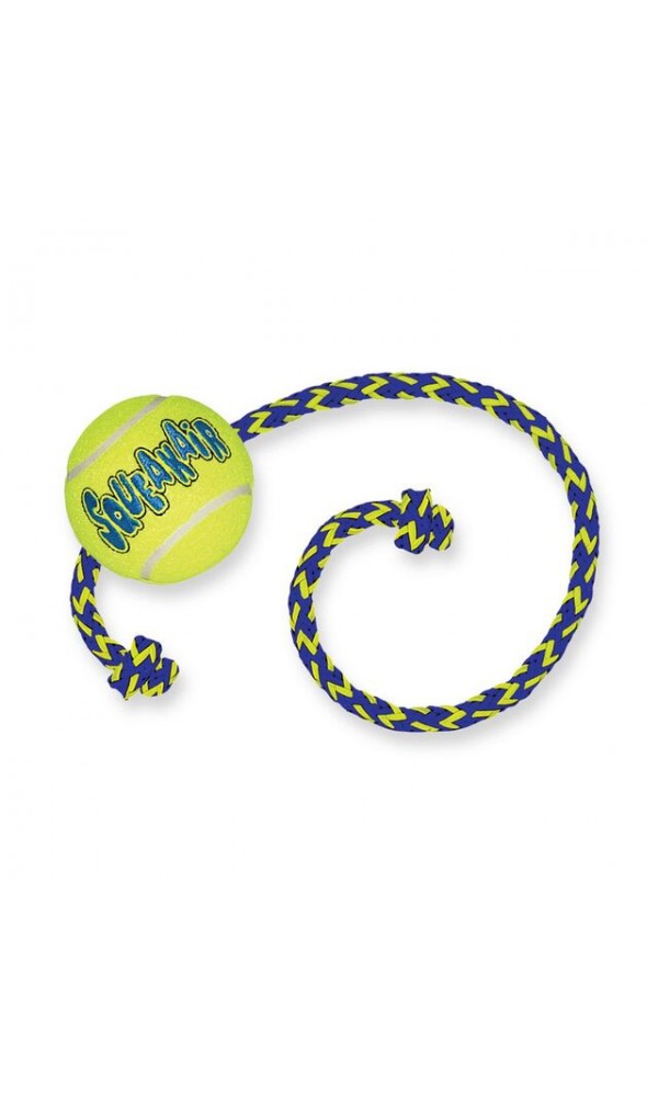 Kong squeakair koera mänguasi pall tennis nöör+piiks m