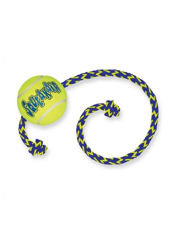 Kong squeakair koera mänguasi pall tennis nöör+piiks m