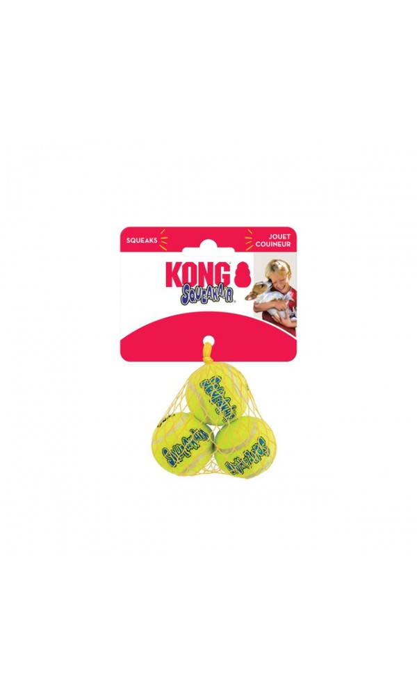 Kong squeakair koera mänguasi pall tennis piiksuga m n3