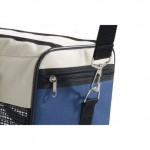 Beeztees kandekott nylon portable travel carrier beez/sinine