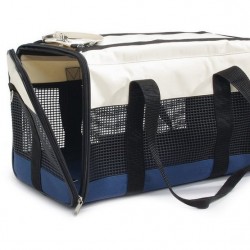 Beeztees kandekott nylon portable travel carrier beez/sinine #