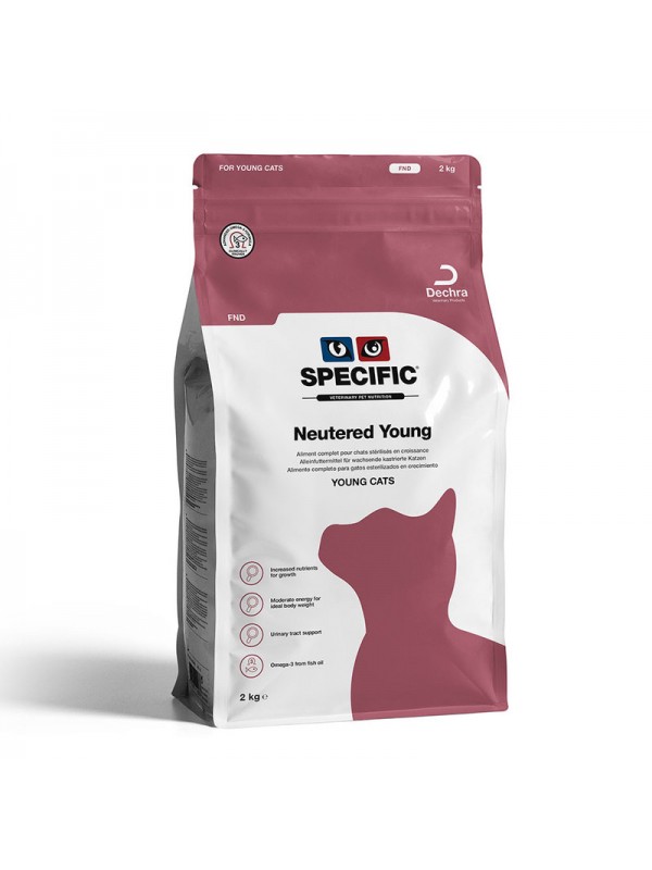 Specific FND täistoit steriliseeritud/kastreeritud noorele kassile 2kg