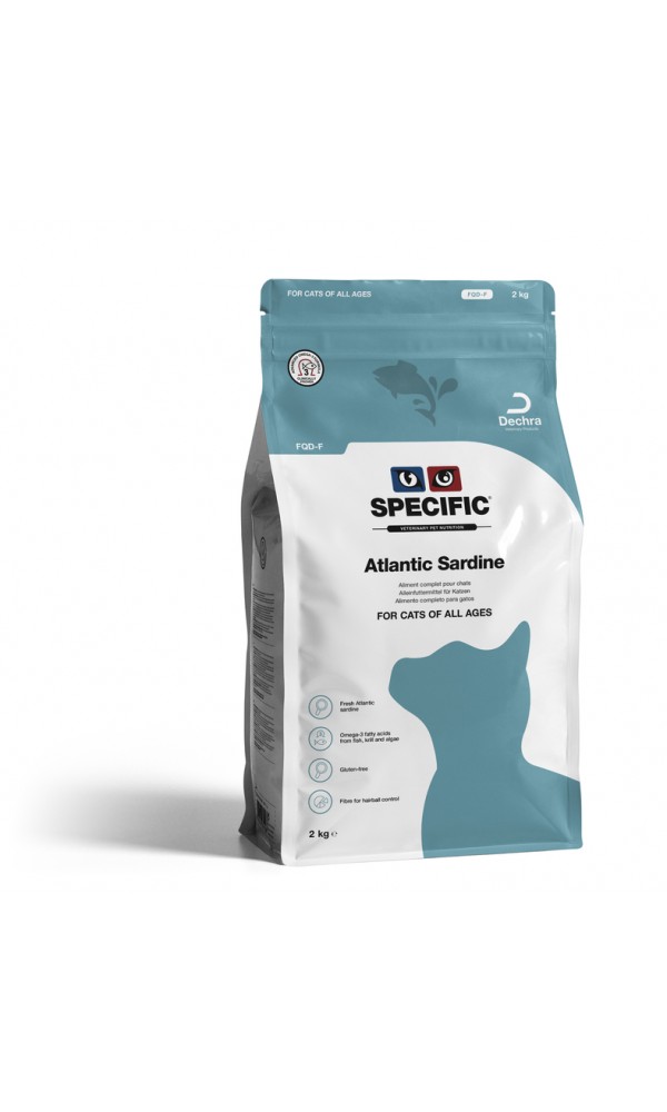Specific FQD-F täistoit atlandi sardiiniga täiskasvanud kassile 2kg