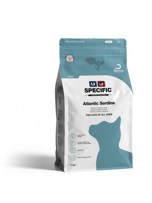 Specific FQD-F täistoit atlandi sardiiniga täiskasvanud kassile 2kg